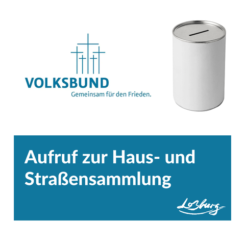 Aufruf zur Haus- und Straßensammlung