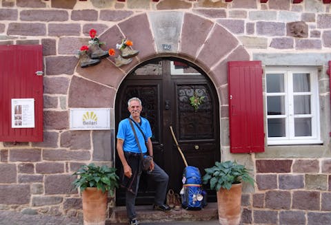 Gerhard Stadtmüller auf seiner Pilgerreise