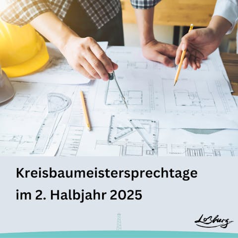 Kreisbaumeistersprechtage im 2. Halbjahr 2025