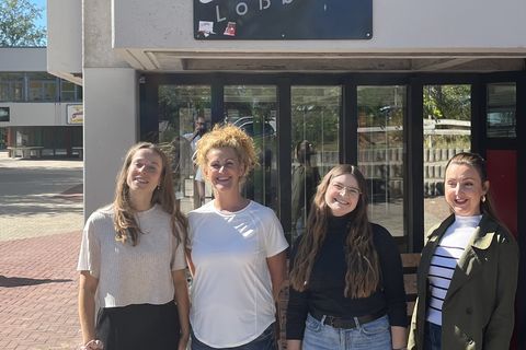 Unsere Verstärkung im Schuljahr 2026/27: Deborah Werz, Nicola Haag-Lutz, Theresa Dümmel, Viktoria Soldo
