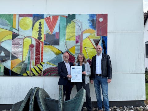 (v. l.) BM Christoph Enderle, Carmen Feuchter, Gerhard Keck