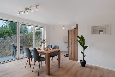 Essbereich der Modernen Ferienwohnung