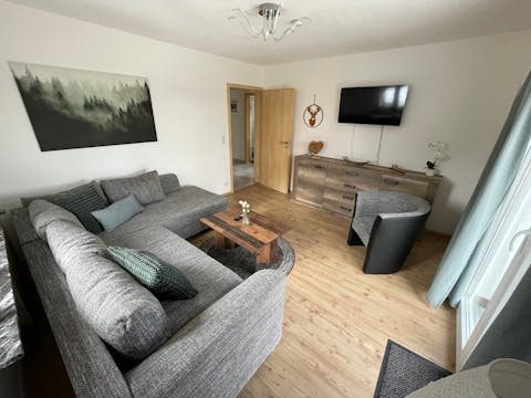 Wohnzimmer der Fewo Weilerhof