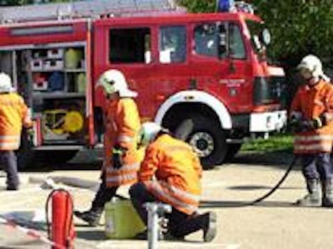 Feuerwehr Loßburg bei einer Übung