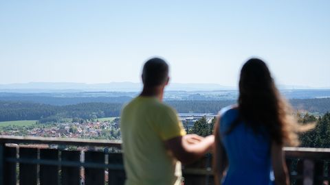 Aussicht vom Vogteiturm Loßburg