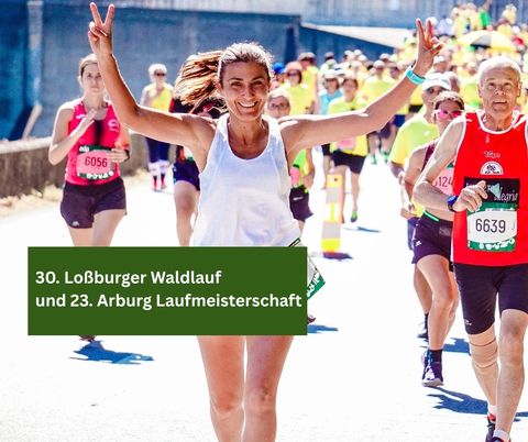Läuferinnen auf dem Weg ins Ziel