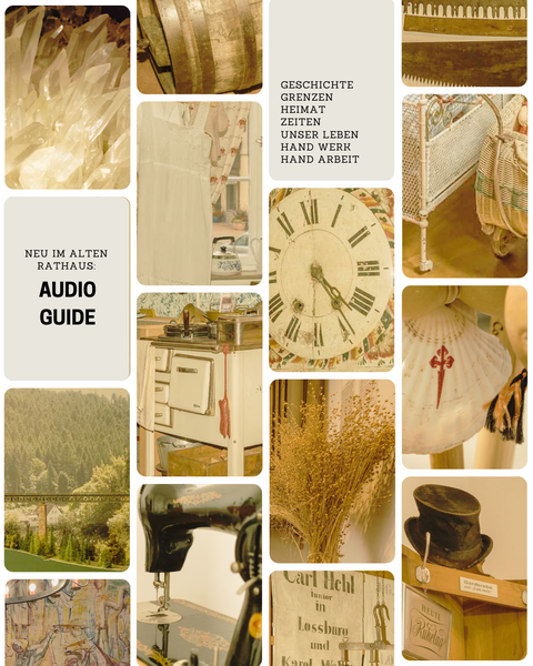 Collage aus Exponaten des Loßburger Heimatmuseums