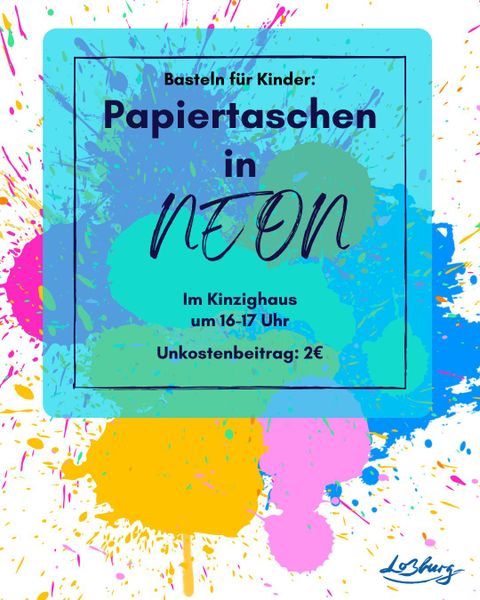 Neon Farbkleckse