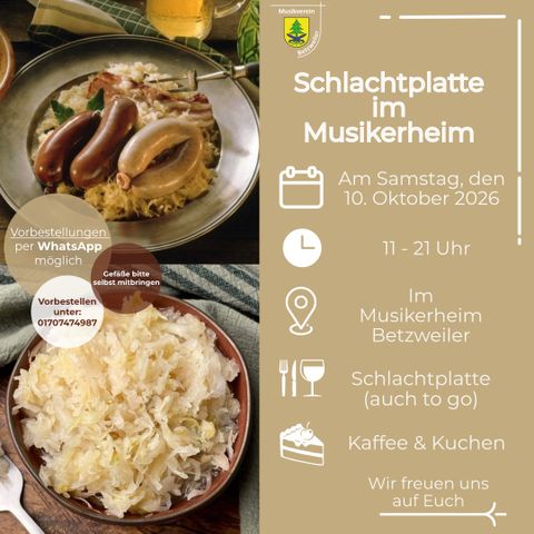 Plakat Musiverein Betzweiler