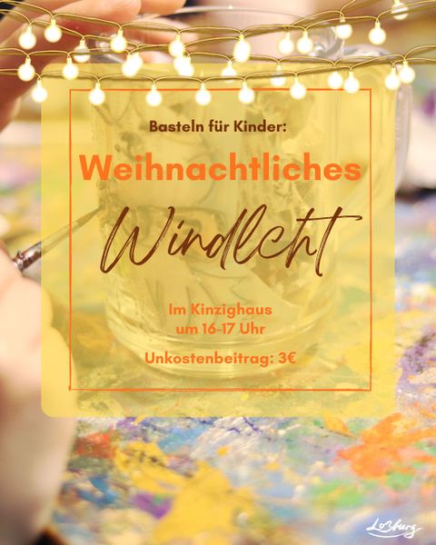Kind beim Windlicht bemalen